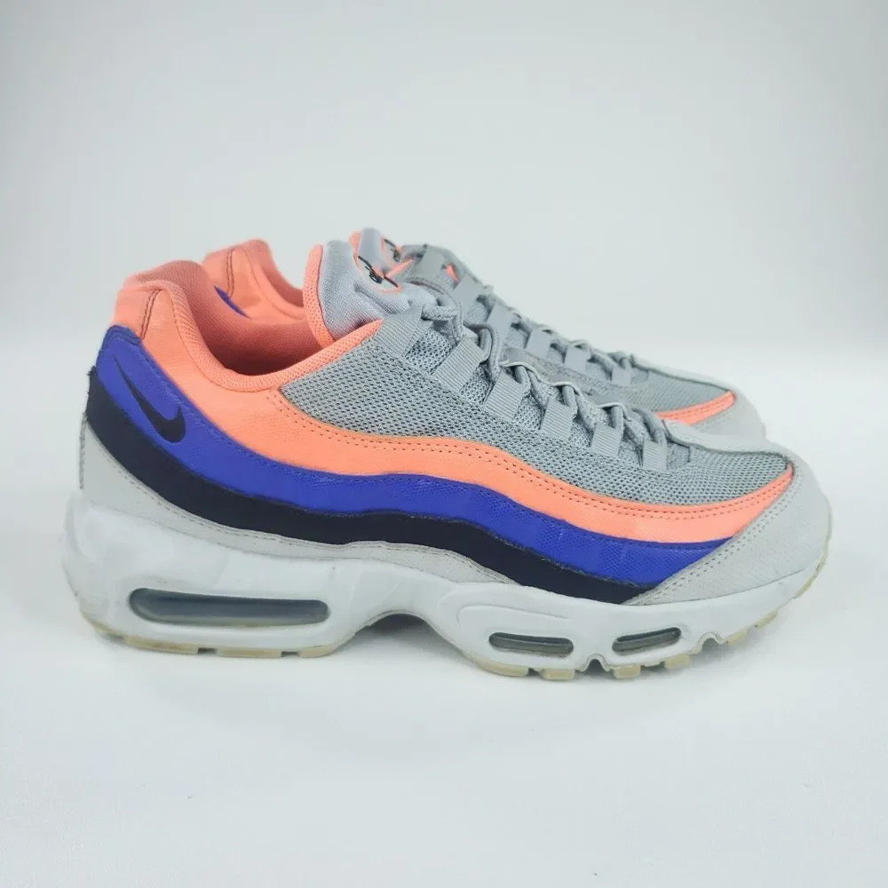 Nike Air Max‎ 95 Essential Shoes Mens 8.5 Gray Black Pink Sneakers Trainers